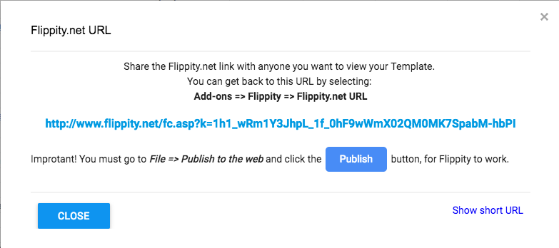 Flippity URL